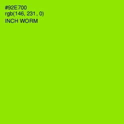 #92E700 - Inch Worm Color Image